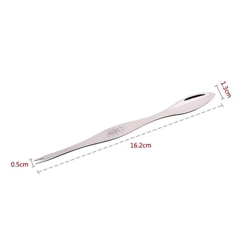 Delicate Stainless Steel Crab Forks Seafood Picks Lobster Forks Fruit Forks