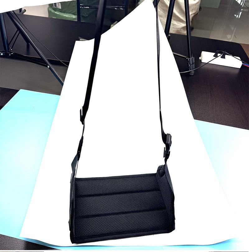 Bärbar hängande fotstödshängmatta för flygplan, tåg och bilresor