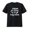 Baby Announceunisext From Fur Mama To T Shirt Pregnancy New Mom Expecting Huunisex Reveal Vintage Slightly Stylish Graphic