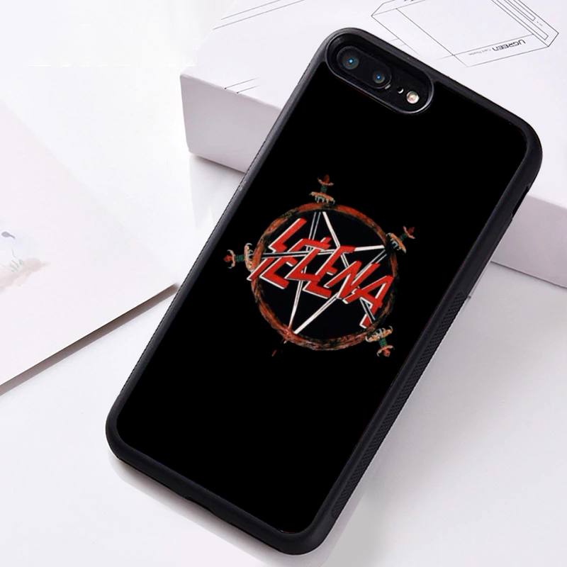 Slayer Heavy Metal Rockband Telefonfodral Gummi för iPhone 12 pro max mini 11 pro XS MAX 8 7 6 6S Plus X 5S SE 2020 XR fodral