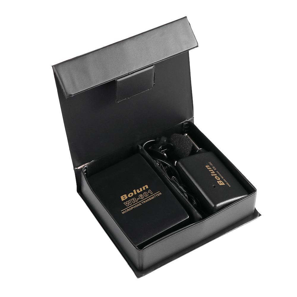 Audio Meeting Speaker FM Transmitter Receiver Clip Mic System Lavalier Lapel Wireless Microphone