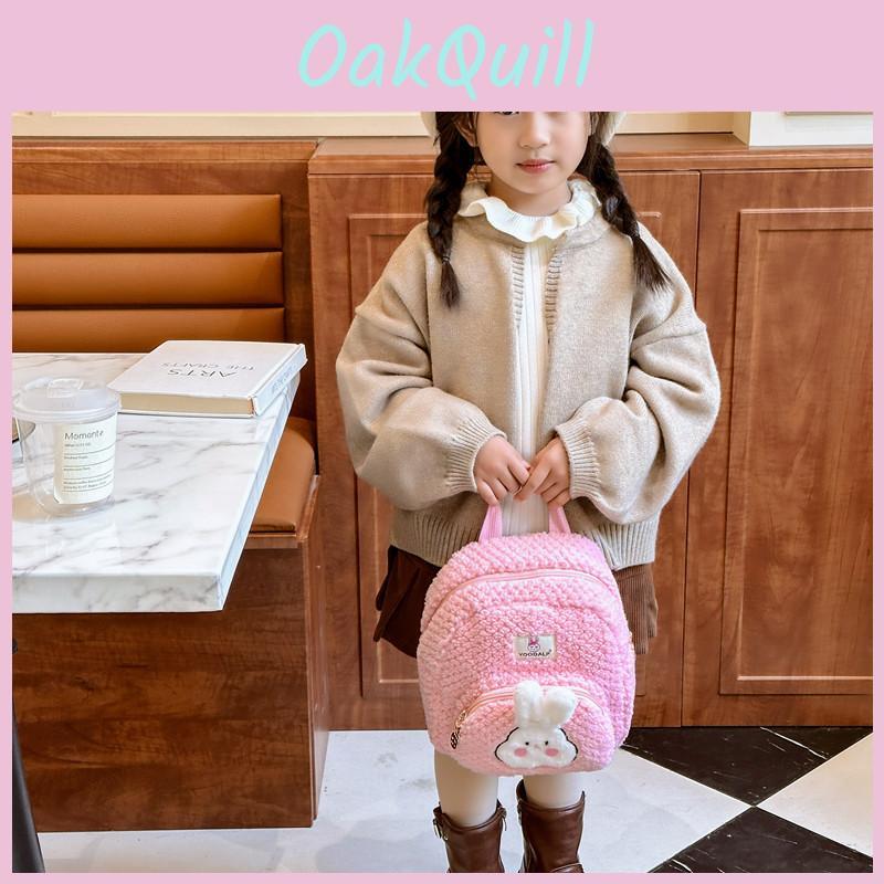 Entzückender Plüsch-Hasen-Rucksack für Kinder mit weichem Komfort und lustigem Design für das Alter von eins bis drei Jahren