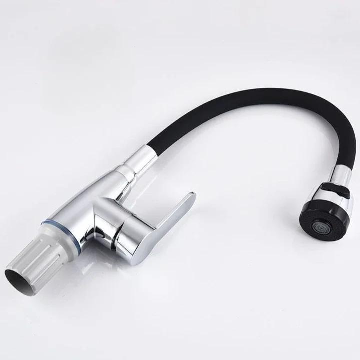 2 Modes Nozzle Kitchen Faucet Silicone 360° Rotation Sink Faucet Hot and Cold Water Tap Basin Faucets Bathroom Single Handle Tap