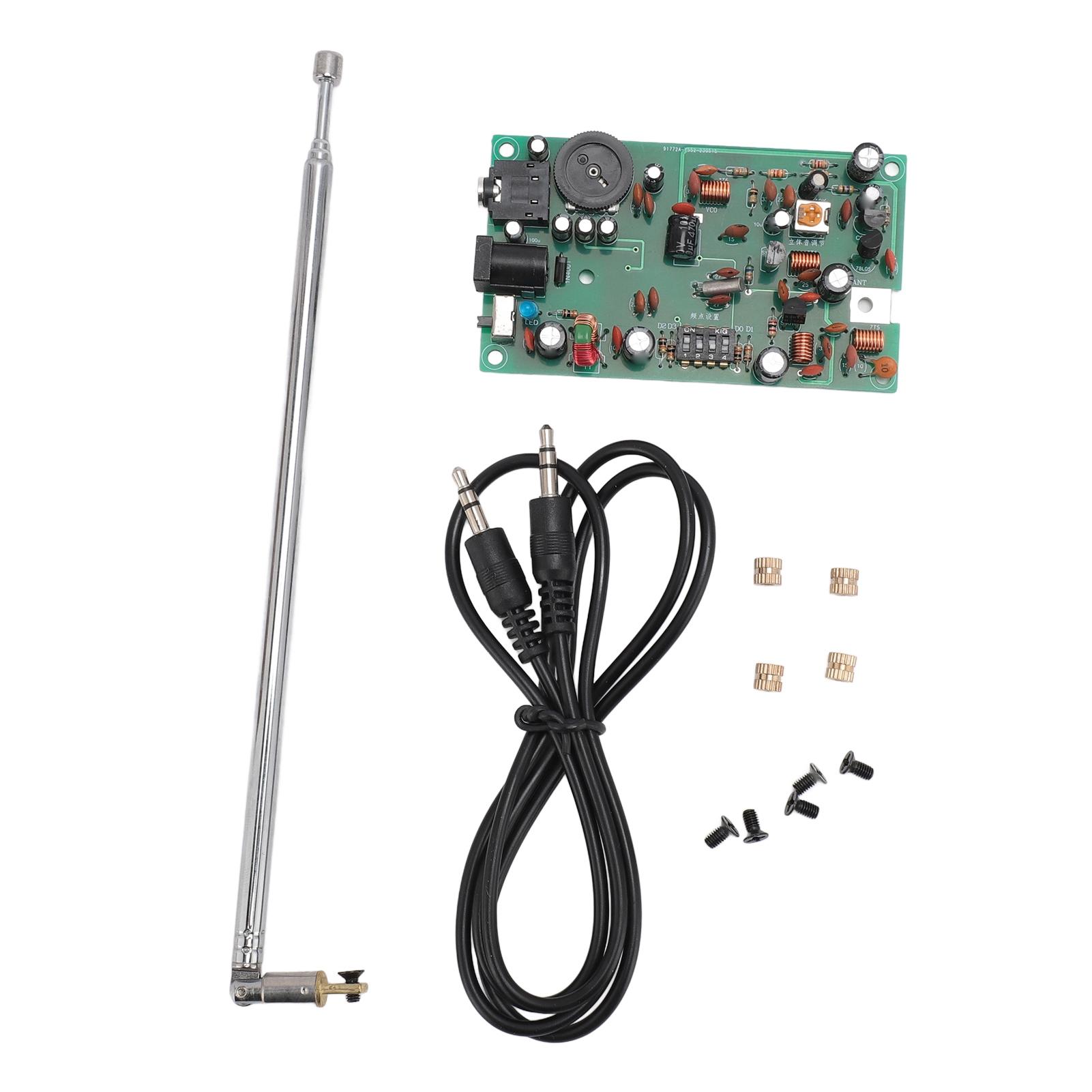 

FM Radio Transmitter Module Professional DIY FM Radio Kit for Soldering Learning and College High