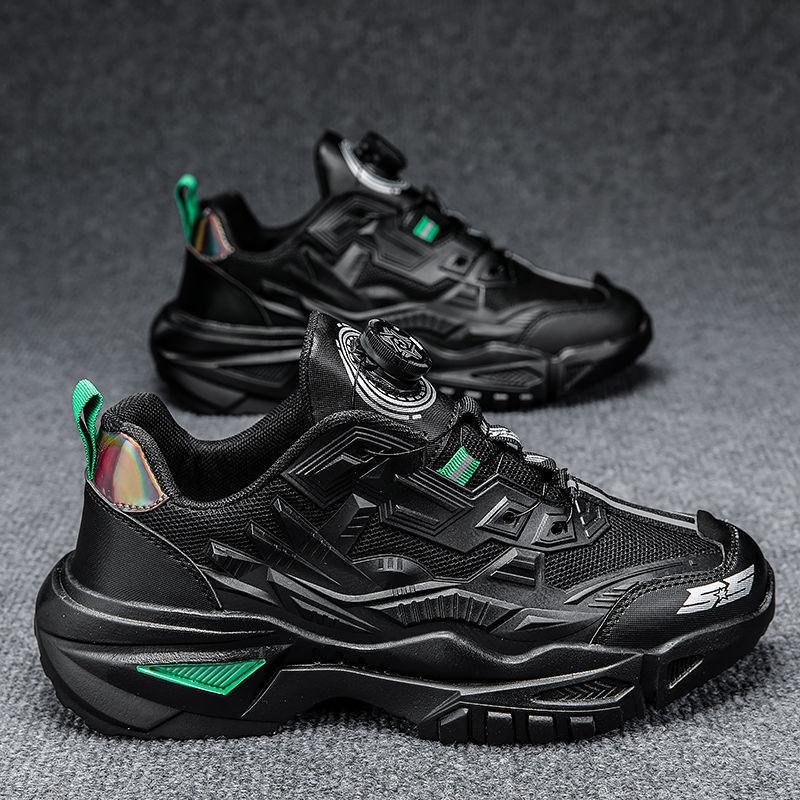 Shoes for Men's Autumn Men's Black Sports and Casual Trendys Added The New