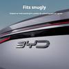 For BYD Song Plus DMI Black Front Emblem Modification Black Warrior Car Badge Covering Styles Logo Rear Vehicle Logo Sticker