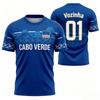 2026 New Capo Verde Fan Football Jersey Cape Verde Football Shirt Family Jerseys Crew Neck T-shirt Quick-drying Moisture-wicking