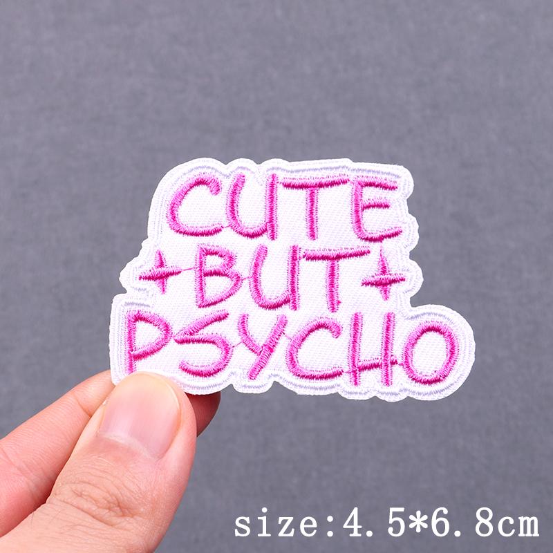Hip Hop Punk Embroidery Patch Iron On Patches For Clothing Skull Animal Embroidered Patches For Clothes Stripe Badges Stickers