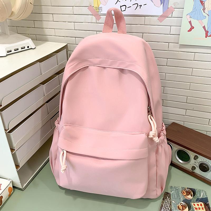 School bag, school bag, female ins style, simple and light campus, Korean version of versatile Mori series chugao backpack