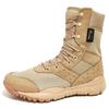 Men's Tactical Summer Desert High-Top Combat Boots - Shock Absorbing, Breathable, Military-Inspired Footwear.