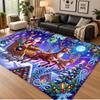 Christmas Theme Floor Carpet, Soft Area Rug, Xmas Indoor Home Holiday Decoration
