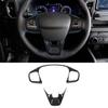 Car Steering Wheel Cover Trim Carbon Fiber For Ford Bronco Sport 21+ Accessories