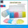 Boxed Tailor's Chalk Set - 20/30 Colorful, Washable Triangle Pieces for Sewing & Cutting