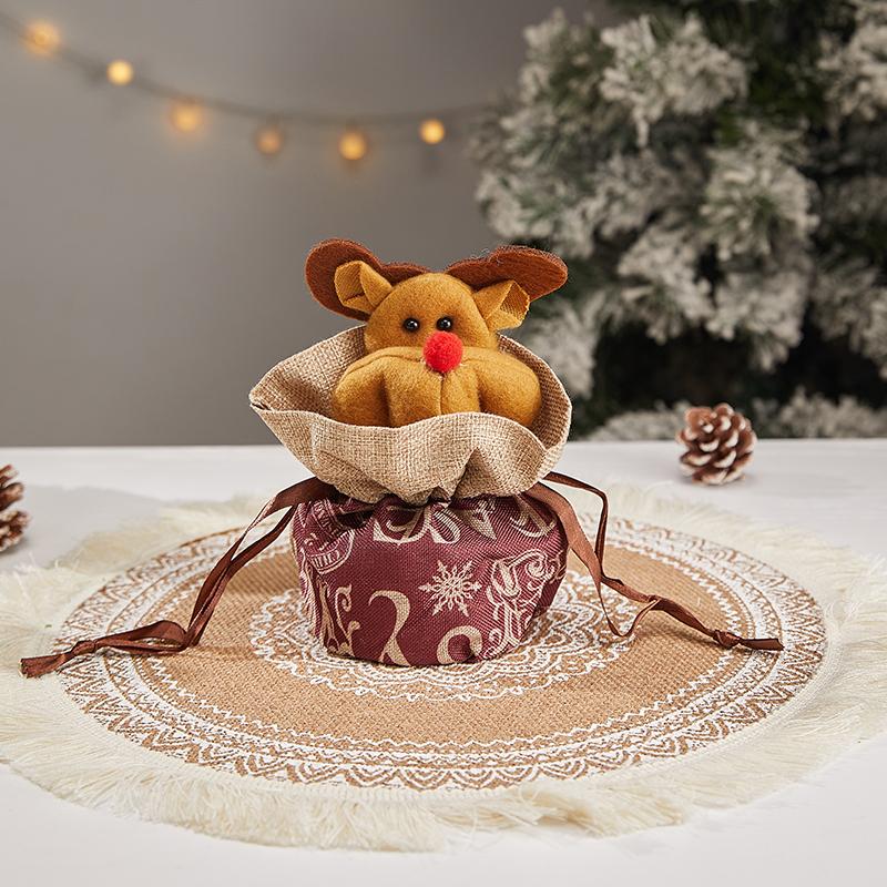 Christmas Gift Bag Christmas Eve Portable Apple Bag Candy Bag Safe Fruit Packaging Box Small Gift Bag