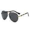 Men's Vintage Aviator Sunglasses: Polarized, Myopia-Ready, Trendy Driving Shades (Model 8851)