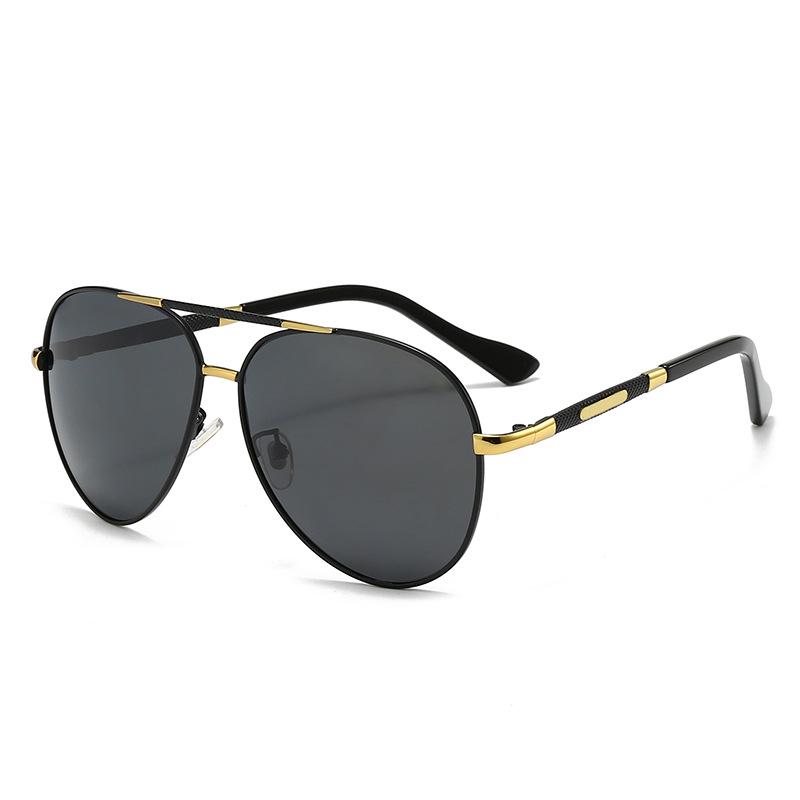Men's Vintage Aviator Sunglasses: Polarized, Myopia-Ready, Trendy Driving Shades (Model 8851)