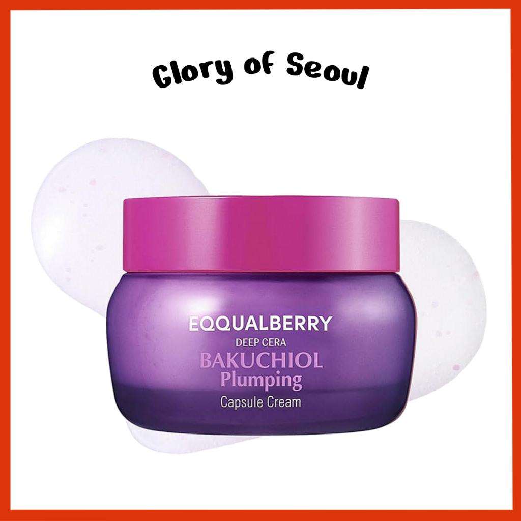 EQQUALBERRY Bakuchiol Plumping Capsule Cream, 50ml