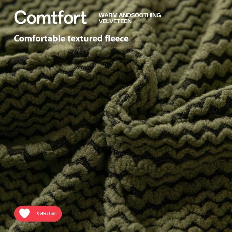 Elastischer Jacquard-Stoff Sofabezug Dehnbarer Couchbezug Eckteil L-Form Sofa Überwurf Eckteil für Zuhause 1/2/3/4/5-Sitzer