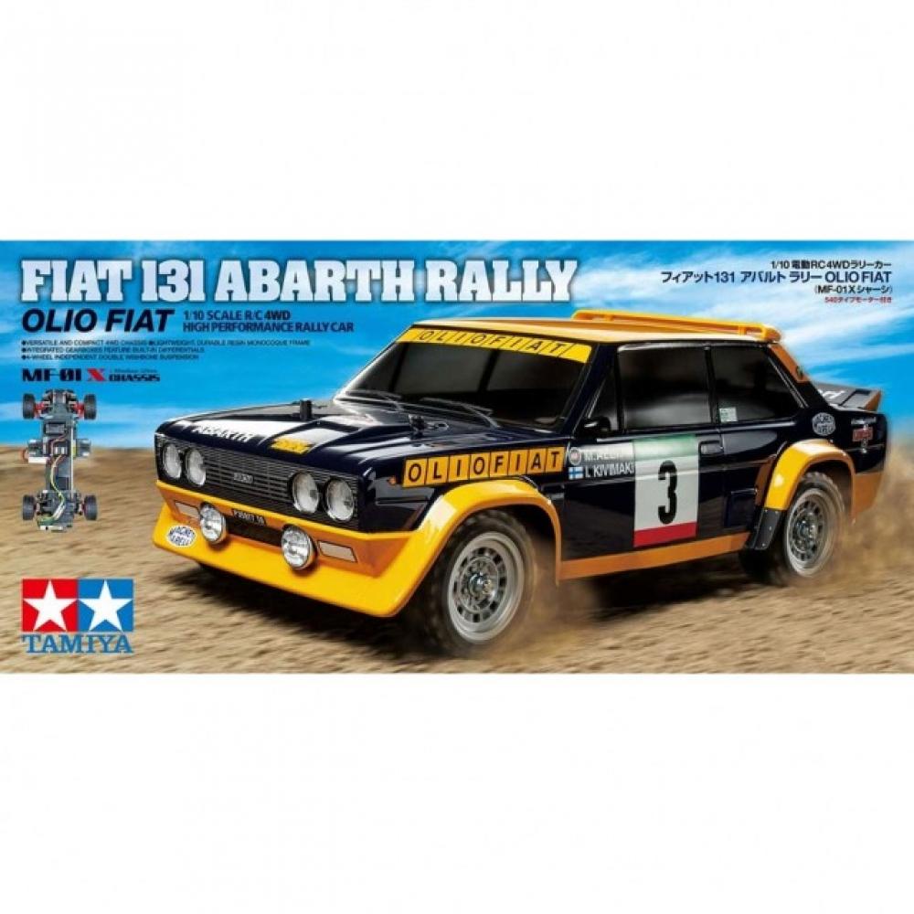 Tamiya 1 10rc Fiat 131 Abarth Rally Olio Fiat  Mf 01x Chassis 