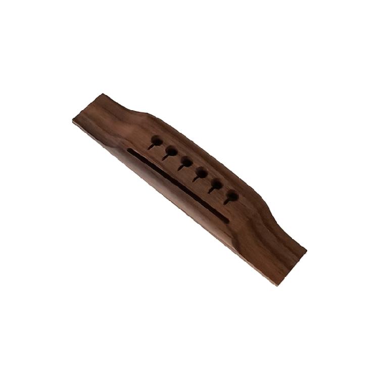 Acoustic Guitar Wood Rosewood Bridge Guitar Wood Bridge Guitar Saddles Nut Slotted with 6 Bridge Pins Easy To Install