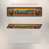 2D Flat Namaste Lotus Wall Decor, Orange Turquoise Metal Plaque Elephant Design, Yoga Studio Home Office Cafe Art, Pre-Drilled Lightweight Aluminum