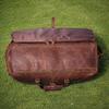Duffle Bag aus Vollnarbenleder für Herren|Weekender-Tasche aus echtem Leder braun|Leder-Reisetasche|Reisetasche für Übernachtungen|Personalisierte Geschenke für ihn Duffle