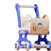Kinder Einkaufswagen Trolley Rollenspiel Kleinkinder Lebensmittel für Jungen Mädchen
