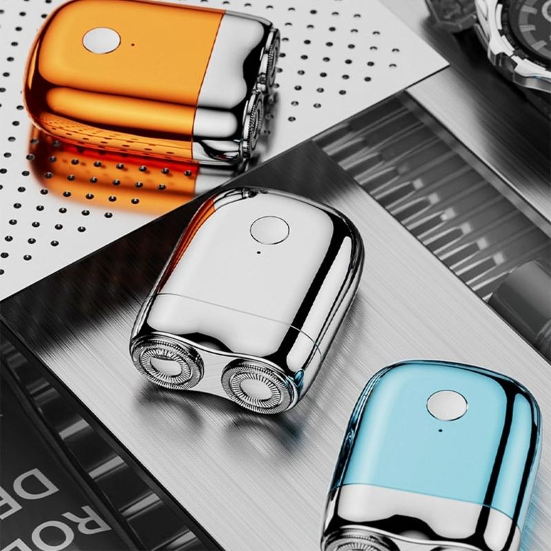 Mini Electric Shaver For Men Pocket Rechargeable Portable Magnetic Trimmer Face Beard Razors Hair Trimmer Shaver