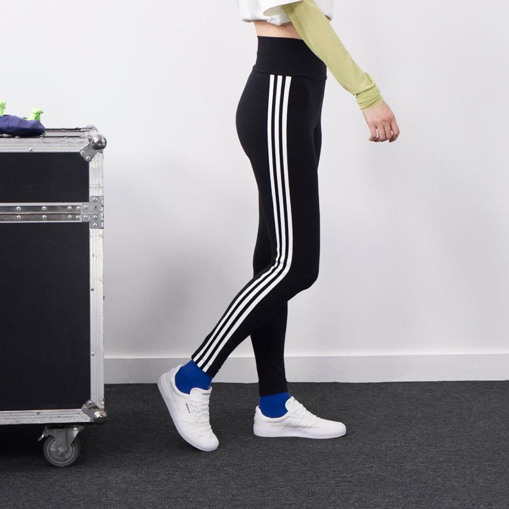 Adidas Originals Trefoil Hw Tights Casual Leggings Fitness Sports Pants Women Leggings Black GT8461