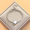 Bracciale Fortunato Quadrifoglio in Rame per Donna - alla Moda, Versatile Design Coreano