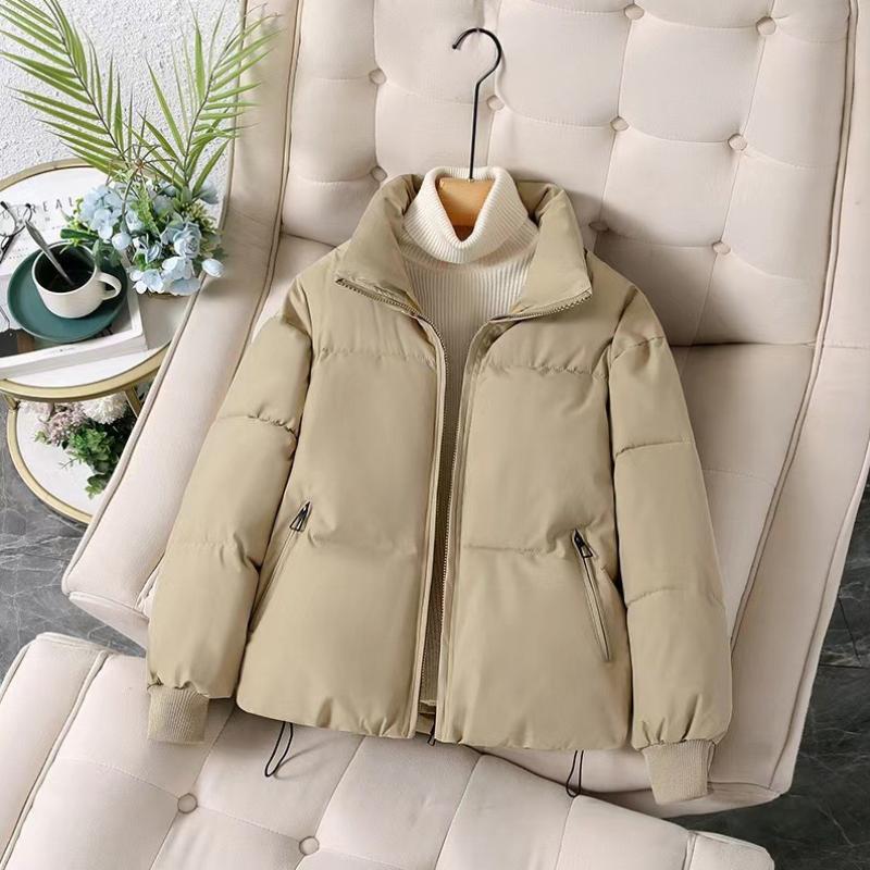 Palton din bumbac Palton scurt de pâine pentru femei Palton cald din bumbac îngroșat Palton de iarnă pentru student Versiune coreeană Palton din bumbac