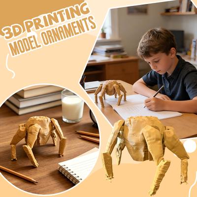 3D Printed Movable Toy Figures, Indoor Decorative Ornaments
