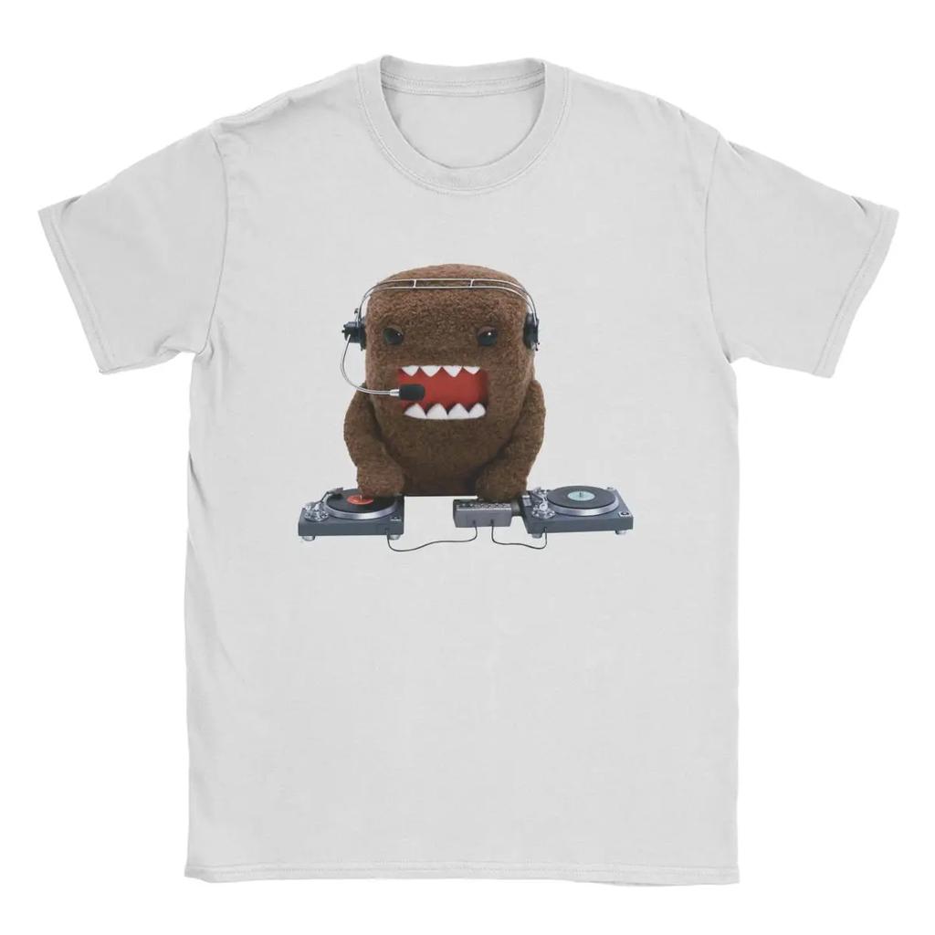 Men's T-Shirts DJ Domo Kun Doll Amazing 100% Cotton Tee Shirt Short Sleeve T Shirt Crewneck Clothes Unique