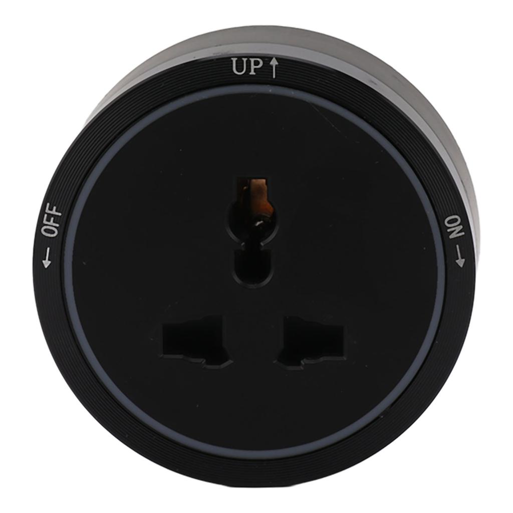 Presa Elettrica a Binario Socket Nero Orizzontale Rimovibile Adattatore Prese Elettriche a Muro