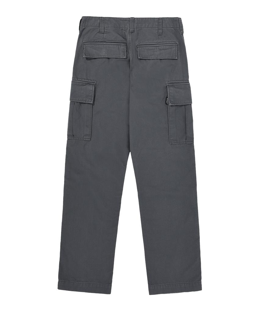 Abilegseu Basic Washed Chino Cargo Pants / 7832910002 Gray