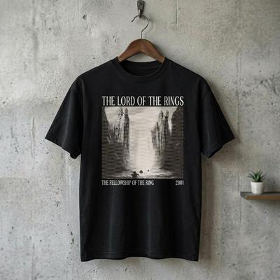 Lord Of The Rings Tshirt Lotr Shirt Fellowship Of The Ring Fantasy Movie Shirt 2026 Summer Unisex Unisex Cotton Unisex Y2k Tshirt