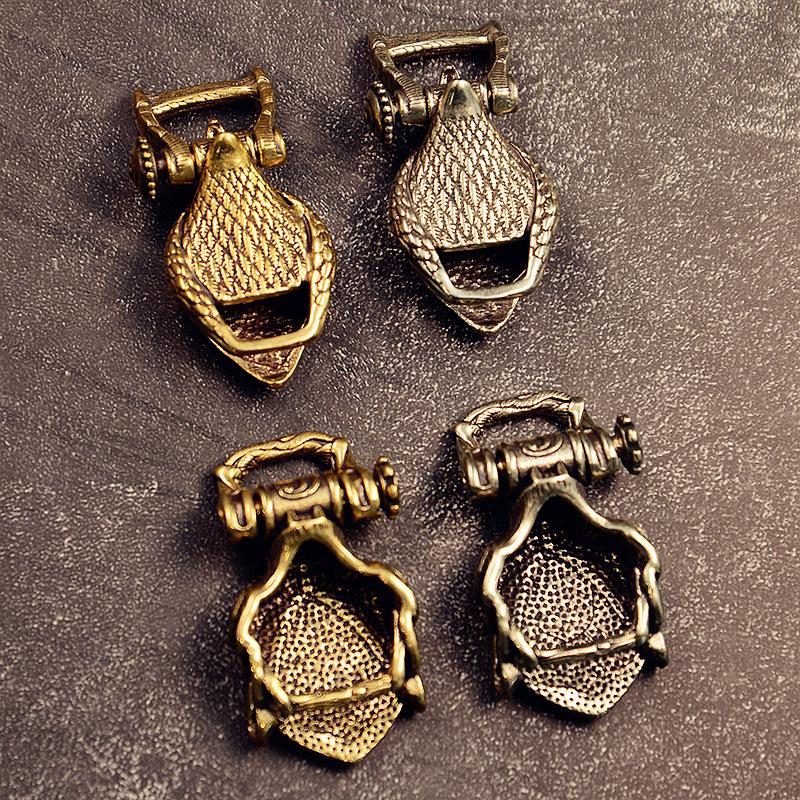 Eagle Head Leopard Head Brass Buckle Edc Outdoor Diy Woven Paracord Survival Bracelets Supplies Accessories