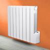 Fluid Inertia Electric Radiator - 1200W - WARM TECH - 230V - Up To 50m3 - White