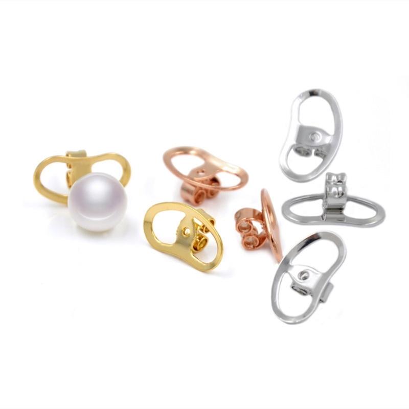 Pack of 10 Earring Backs Ear Jewelry Replacement Earring Plugs Earrings Part Metal Texture Suitable for Daily Party Use