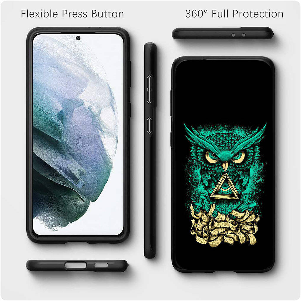 for iPhone 17 16 15 Xiaomi Poco F7 F8 X7 X6 F5 C85 C75 C71 M8 Redmi Note 14 13 12 11 Pro Max 14C 13C 15C A3 A4 Phone Case Cartoon Bird Owl Cover