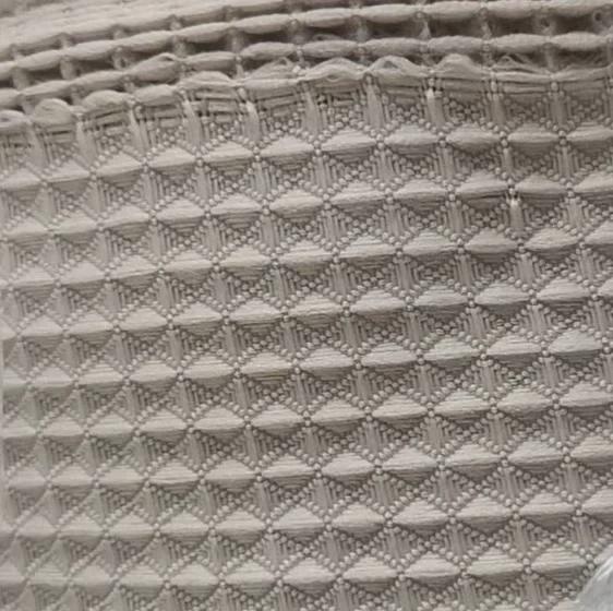 Voděodolný sprchový závěs s vaflovým vzorem, odolný proti plísním, 240 g