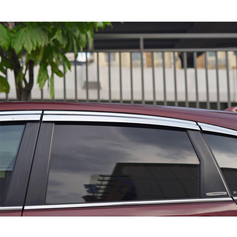 Car Accessories FIT FOR Honda CR-V CRV 2012-2016 ABS Chrome Waterproof Door Window Visor Vent Shades Sun Rain Guard