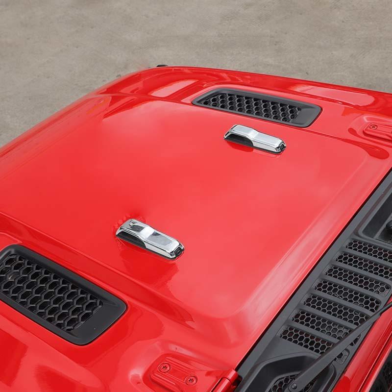  ABS Engine Hood Decoration Cover Sticker Fit For Jeep Wrangler JL For JT Gladiator 2018 Up  Car Exterior Accessories