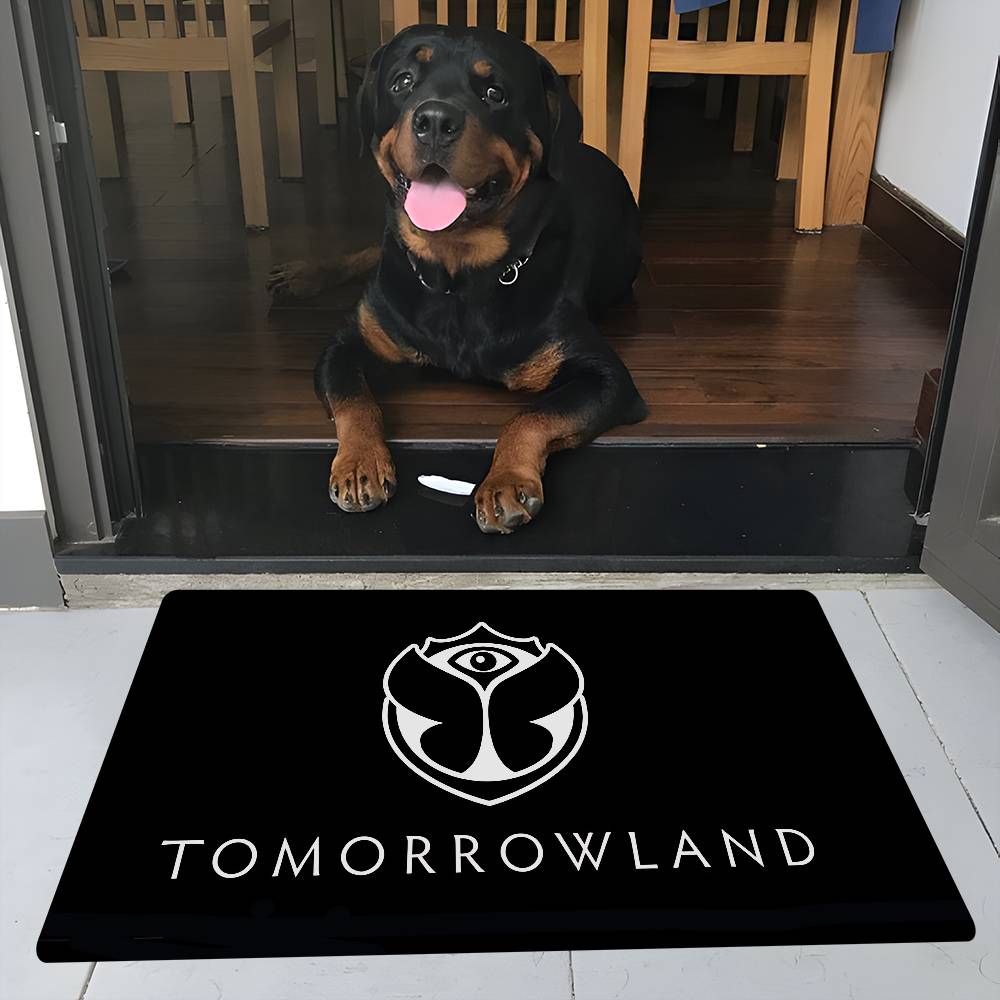 T-Tomorrowland Music Logo Tappeto per Corridoio Stile INS Morbido Pavimento per Camera da Letto Tappetino per Lavanderia Casa Tappeti Antiscivolo per Zona Comodino