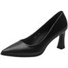 Mode High Heels 2025 neu schwarz professionelle Arbeitsschuhe Flugbegleiterin formelle Kleidung Etikette High Heels Damenschuhe