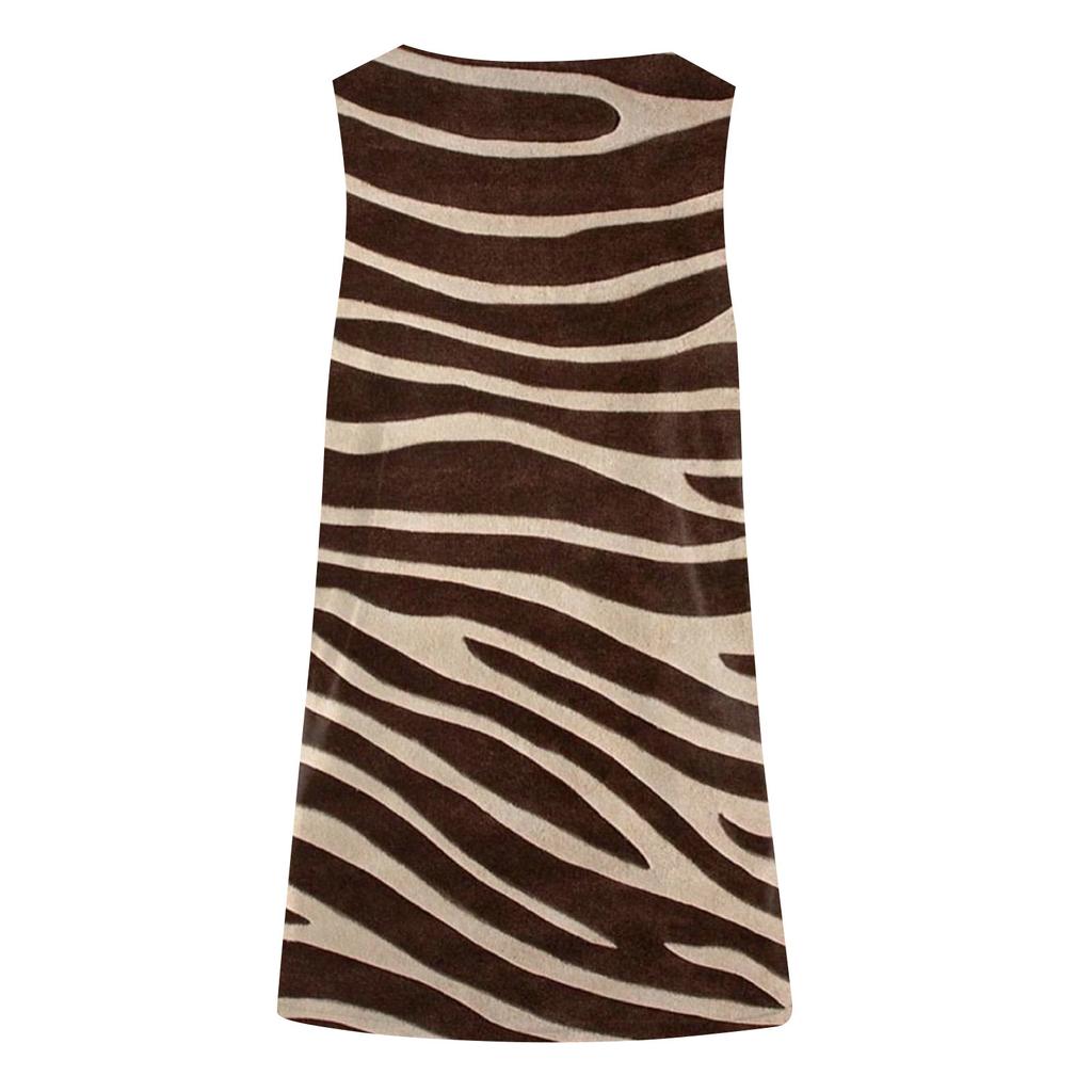 Damen Sommer Casual V-Ausschnitt Bedrucktes ärmelloses, lockeres T-Shirt Tanktops