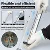 Telescoping Basin Wrench Adjustable 3 8'' to 1-1 4'' Jaw Capacity Tub Drain Remover Wrench Sink Wrench Professional Plumber Wrench Tool Set