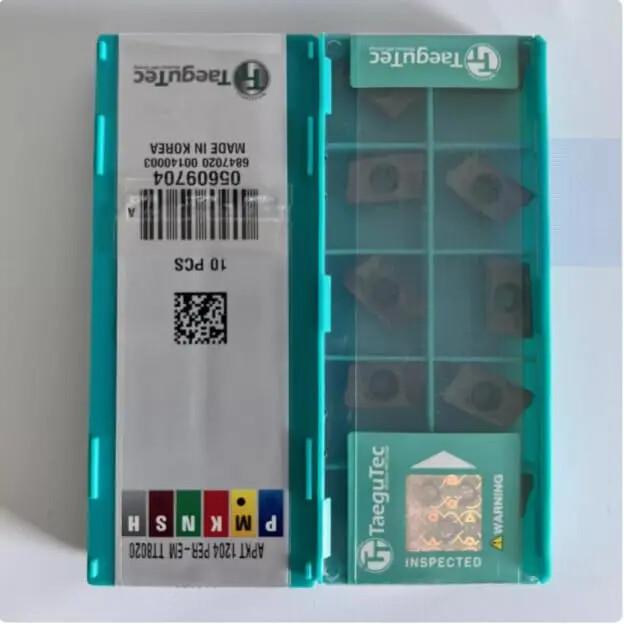 APKT1204PER-EM TT8020 / Carbide blade 10 Pcs