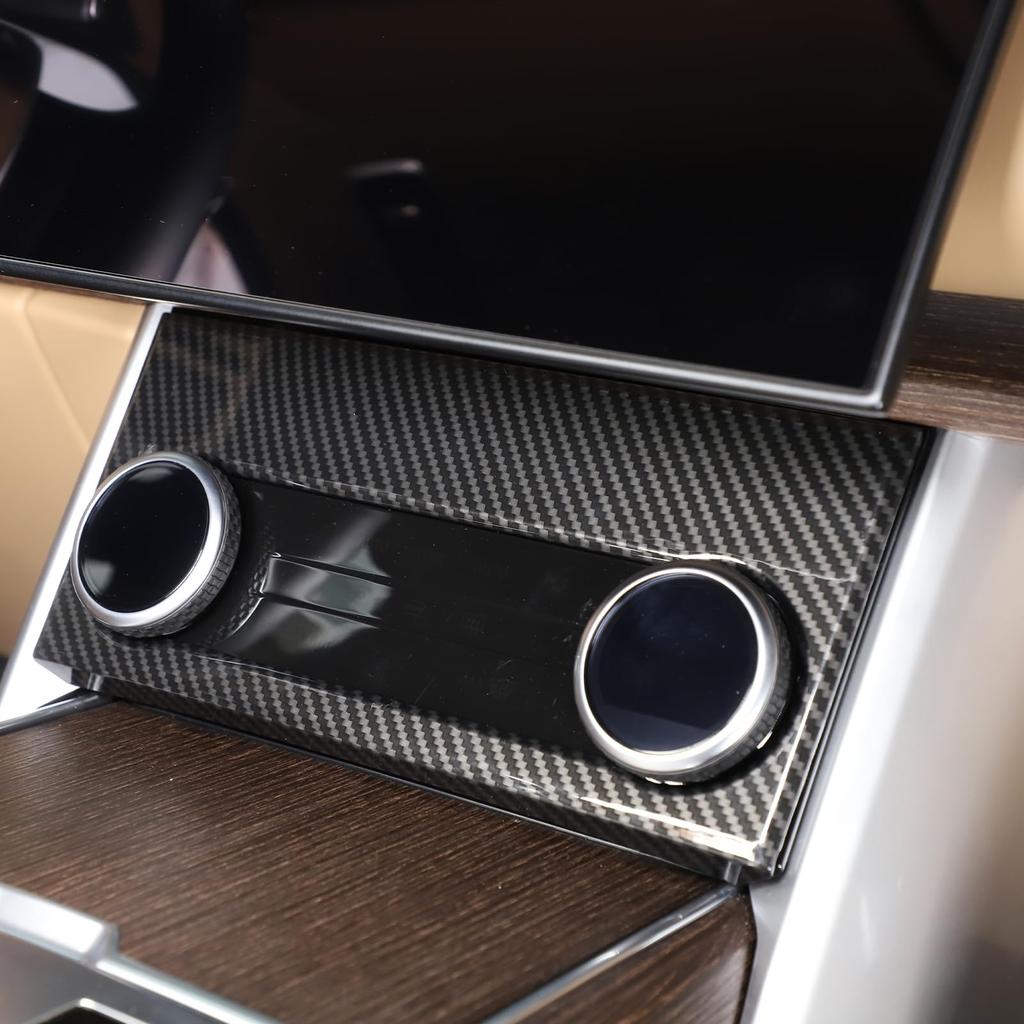 Sauicemy Air Conditioning Control Panel Decorative Sticker Cover for 2023 Land Rover Range Rover Air Conditioning Mode Panel Console Sticker Trim
