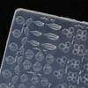 3D Silicone Flower Nail Carving Mold Butterfly Stamping Plate Nails Stencils Blossom Nail Template Thin And Washable
